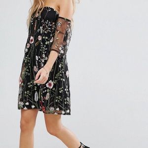 Parisian off shoulder dress